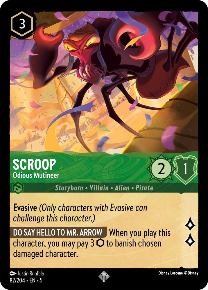 Scroop - Odious Mutineer / Super Rare / LOR5