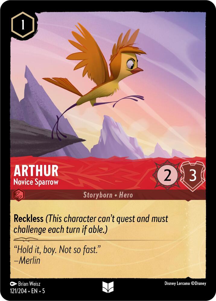 Arthur - Novice Sparrow / Uncommon / LOR5 (FOIL)