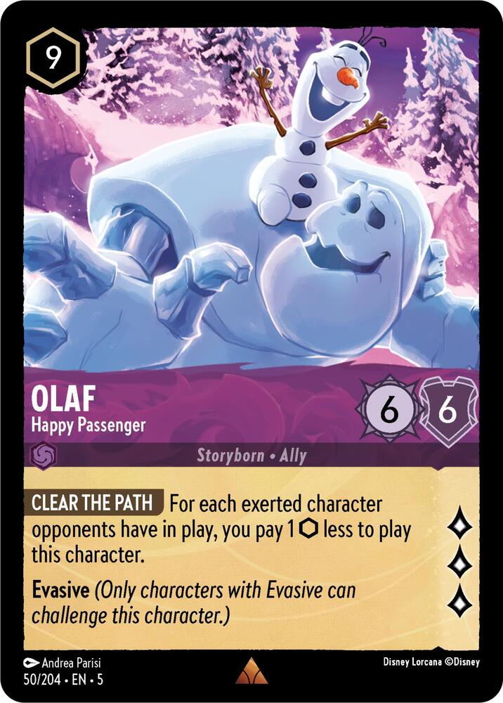 Olaf - Happy Passenger / Rare / LOR5