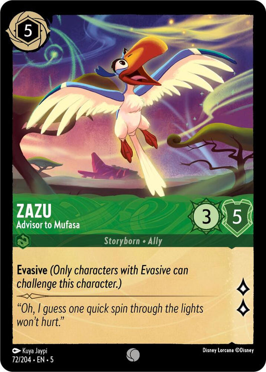 Zazu - Advisor to Mufasa / Common / LOR5 (FOIL)