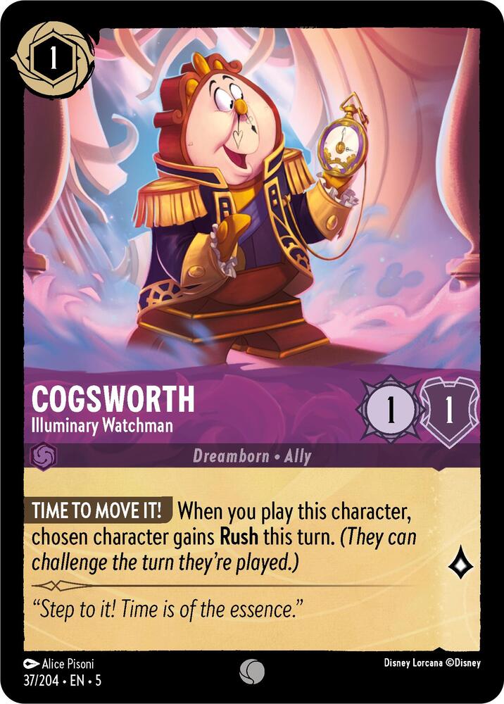 Cogsworth - Illuminary Watchman / Common / LOR5 (FOIL)