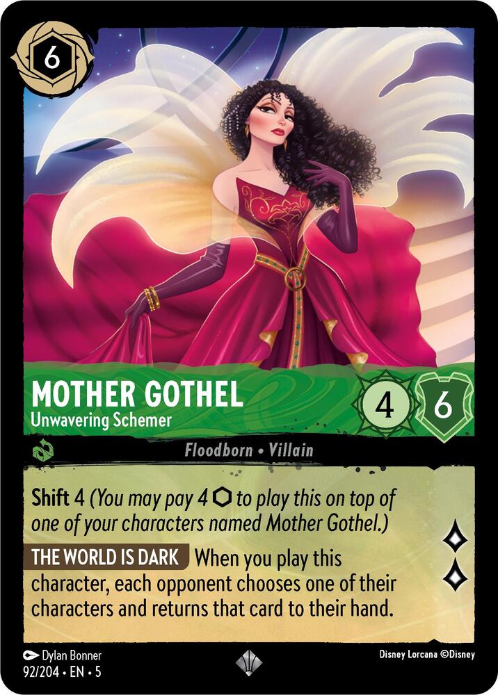 Mother Gothel - Unwavering Schemer / Super Rare / LOR5