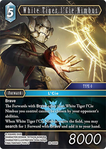 White Tiger l'Cie Nimbus / Hero / Hidden Trials XXIII