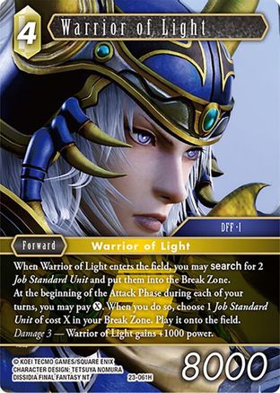 Warrior of Light (23-061H) - Hidden Trials Foil