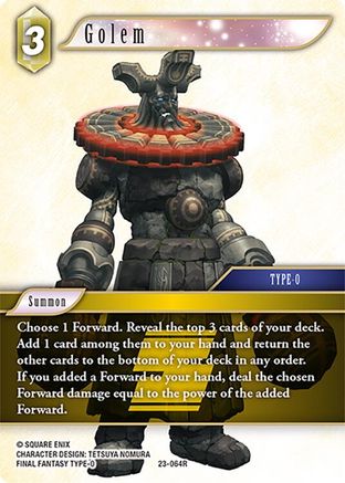 Golem (23-064R) - Hidden Trials