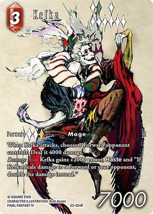 Kefka (Full Art) (23-004R) - Hidden Trials Foil