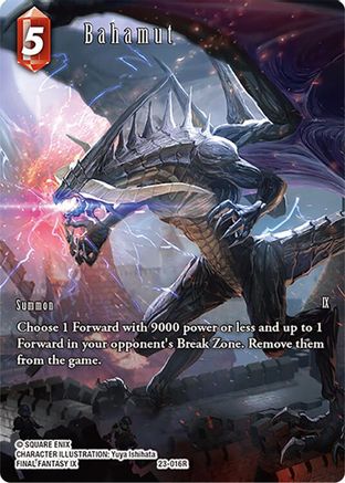 Bahamut (Full Art) (23-016R) - Hidden Trials Foil
