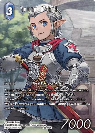 Young Rahal (Full Art) (23-112H) - Hidden Trials Foil
