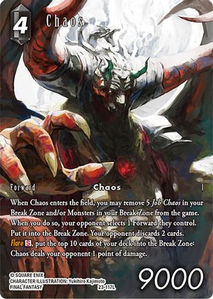 Chaos (Full Art) (23-117L) - Hidden Trials Foil