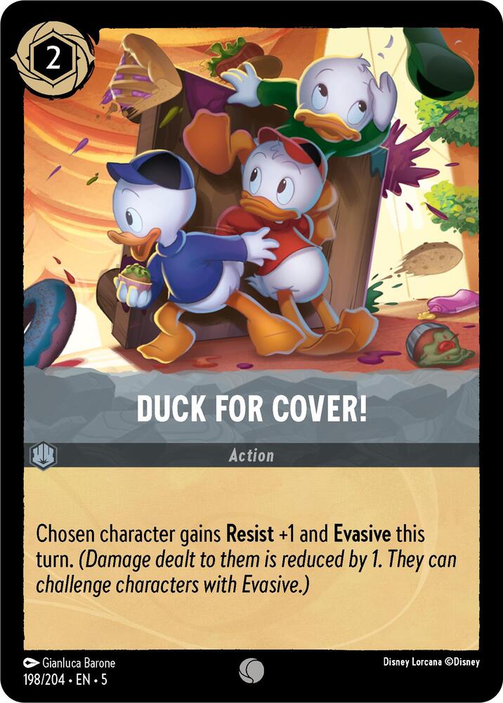 Duck for Cover! / Common / LOR5 (FOIL)