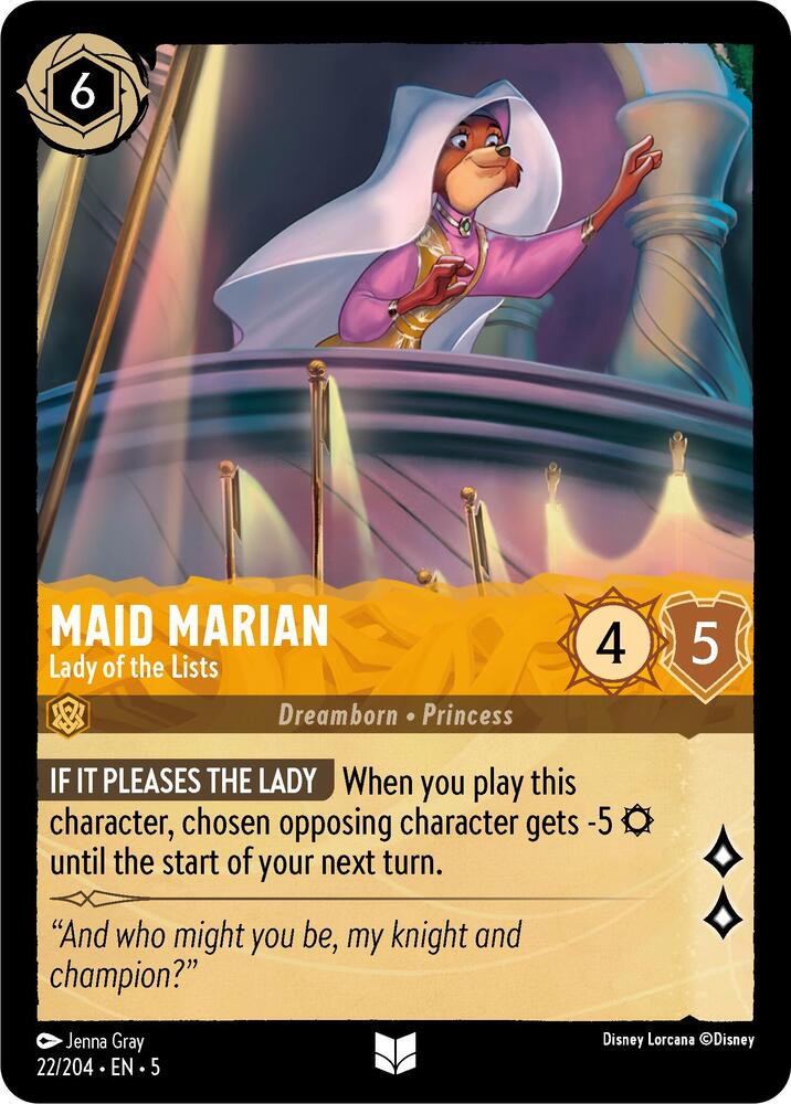 Maid Marian - Lady of the Lists / Uncommon / LOR5