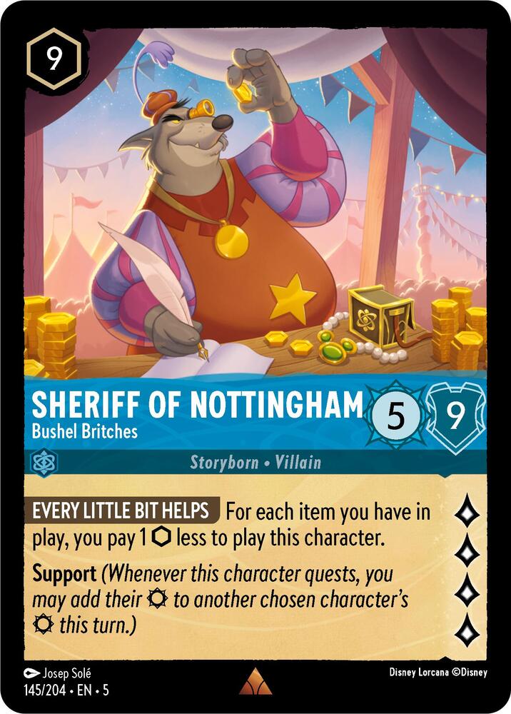 Sheriff of Nottingham - Bushel Britches / Rare / LOR5