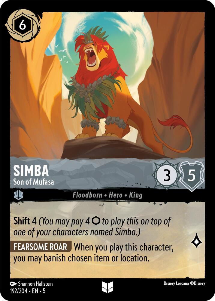 Simba - Son of Mufasa / Uncommon / LOR5