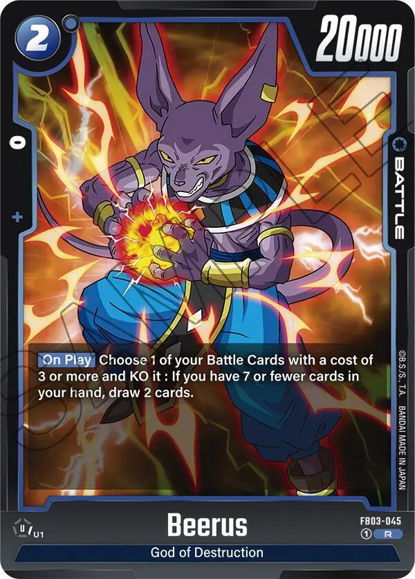 Beerus - FB03-045 / Rare / FB3