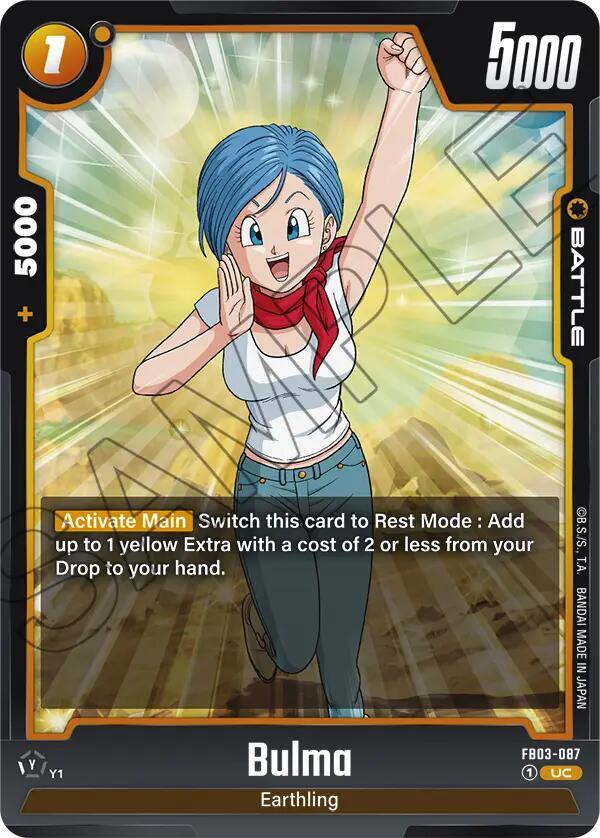 Bulma - FB03-087 / Uncommon / FB3