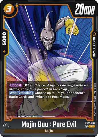 Majin Buu : Pure Evil / Uncommon / FB3