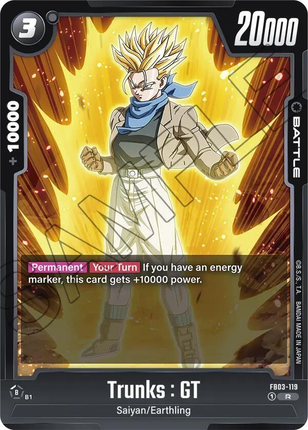 Trunks : GT - FB03-119 / Rare / FB3