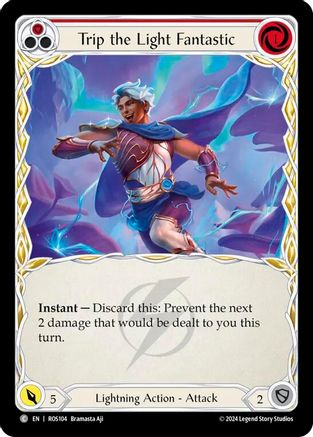 Trip the Light Fantastic (Red) (ROS104) - Rosetta Rainbow Foil