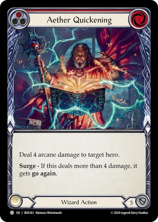 Aether Quickening (Red) / Common / ROS