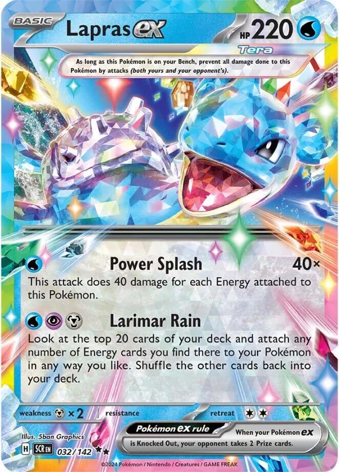 Lapras ex - 032/142 / Double Rare / SCR