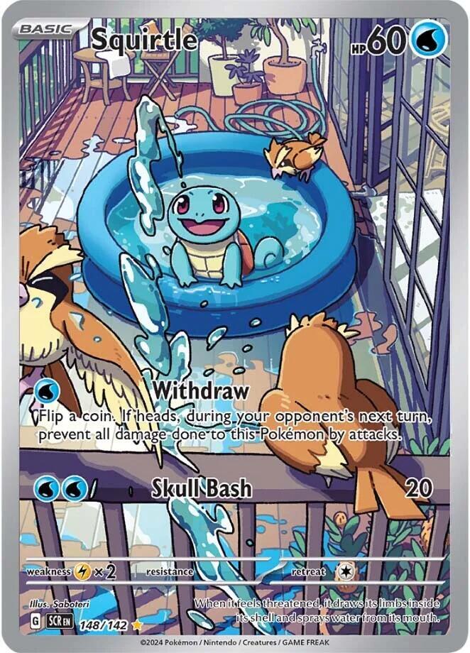 Squirtle / Illustration Rare / SCR