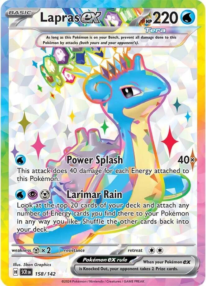 Lapras ex - 158/142 / Ultra Rare / SCR