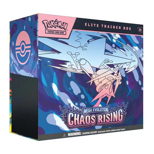 PREORDER! Pokémon TCG: Mega Evolution Chaos Elite Trainer Box