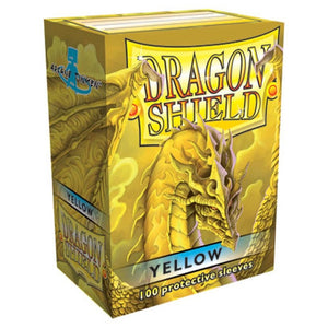 Dragon Shield Sleeves Standard - Box 100 - Yellow MATTE