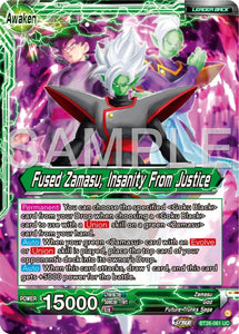 Zamasu // Fused Zamasu, Insanity From Justice / Uncommon / BT26