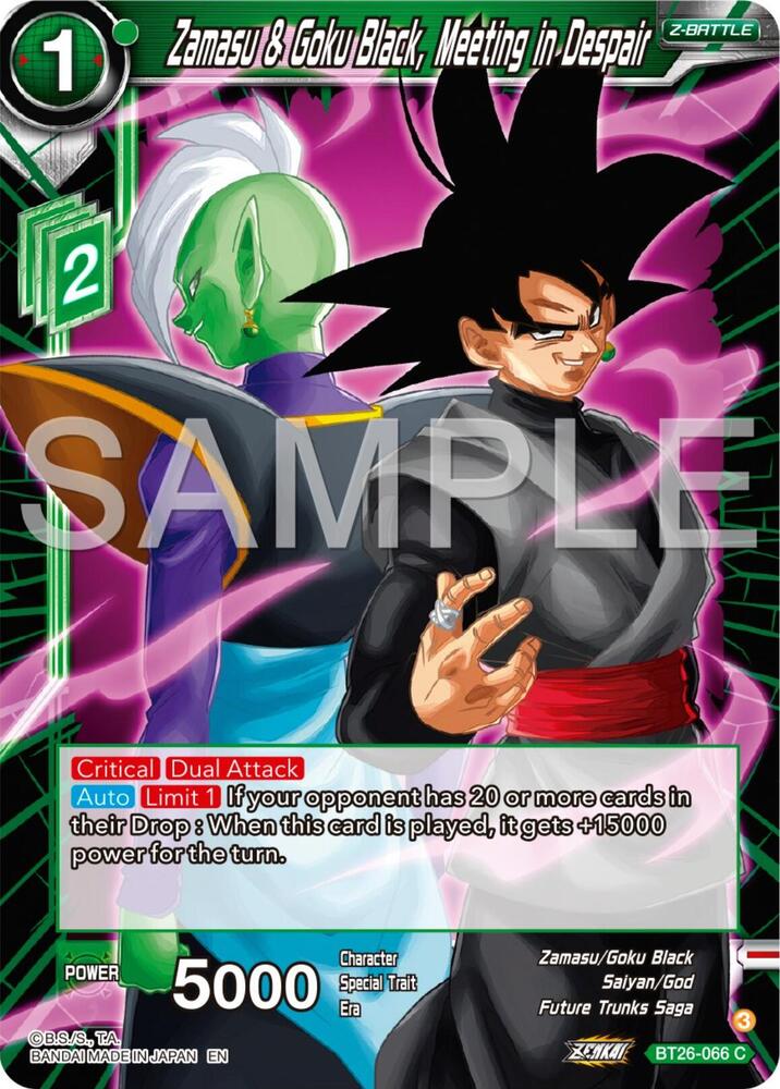 Zamasu & Goku Black, Meeting in Despair / Common / BT26