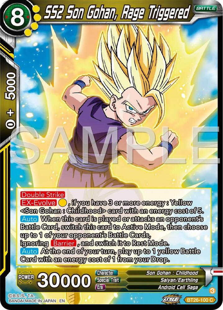 SS2 Son Gohan, Rage Triggered / Common / BT26