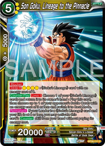 Son Goku, Lineage to the Pinnacle / Common / BT26