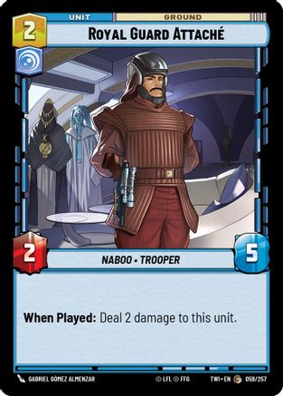 Royal Guard Attaché (059/257) - Twilight of the Republic Foil