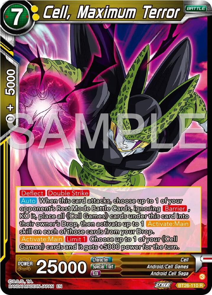 Cell, Maximum Terror / Rare / BT26