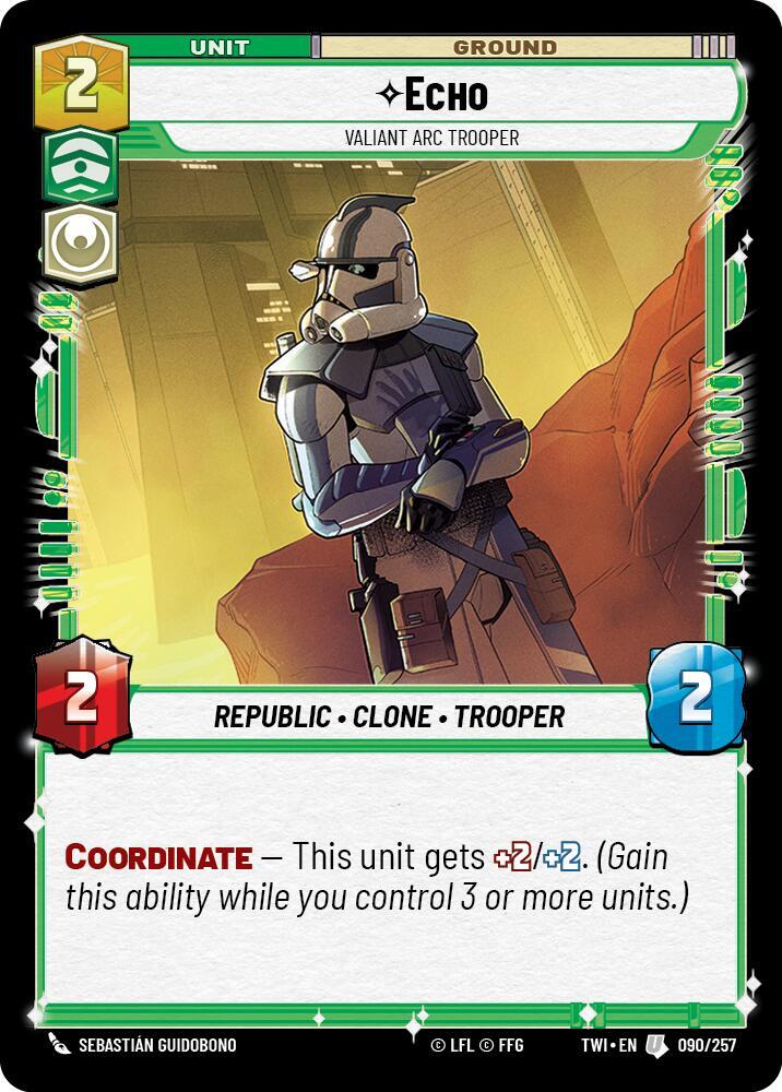 Echo - Valiant Arc Trooper / Uncommon / TOR