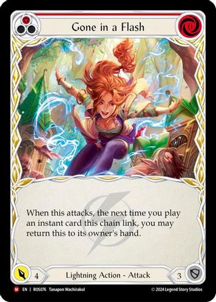 Gone in a Flash (ROS076) - Rosetta Rainbow Foil