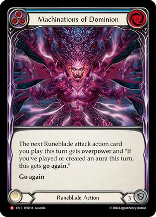 Machinations of Dominion (ROS118) - Rosetta Rainbow Foil