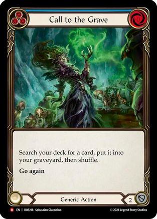 Call to the Grave (ROS218) - Rosetta Rainbow Foil