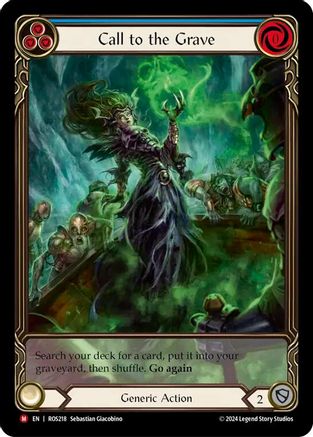 Call to the Grave (Extended Art) (ROS218) - Rosetta Rainbow Foil