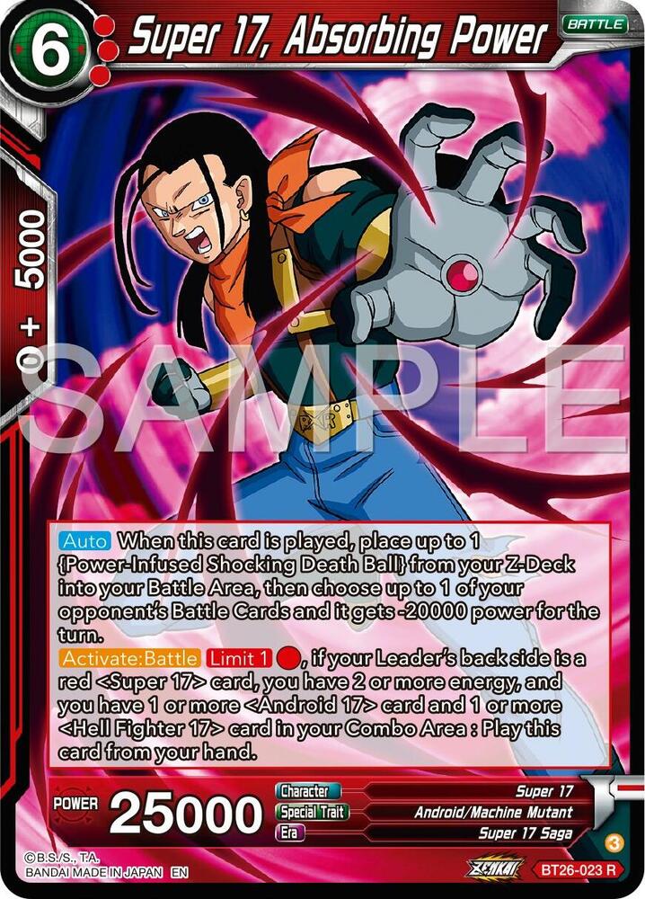 Super 17, Absorbing Power / Rare / BT26