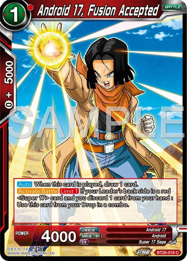 Android 17, Fusion Accepted / Common / BT26