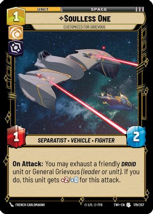 Soulless One - Customized for Grievous (179/257) - Twilight of the Republic
