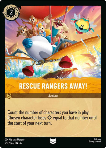 Rescue Rangers Away! / Uncommon / LOR6