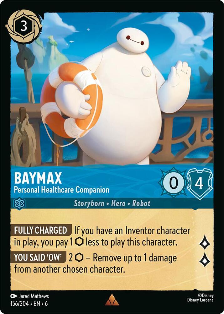 Baymax - Personal Healthcare Companion / Rare / LOR6