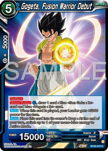 Gogeta, Fusion Warrior Debut / Common / BT26