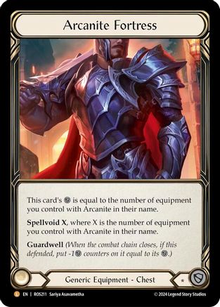 Arcanite Fortress (ROS211) - Rosetta Rainbow Foil