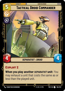 Tactical Droid Commander / Uncommon / TOR