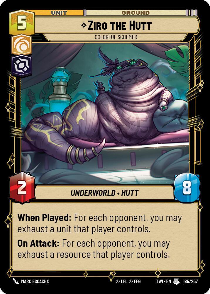 Ziro the Hutt - Colorful Schemer / Uncommon / TOR