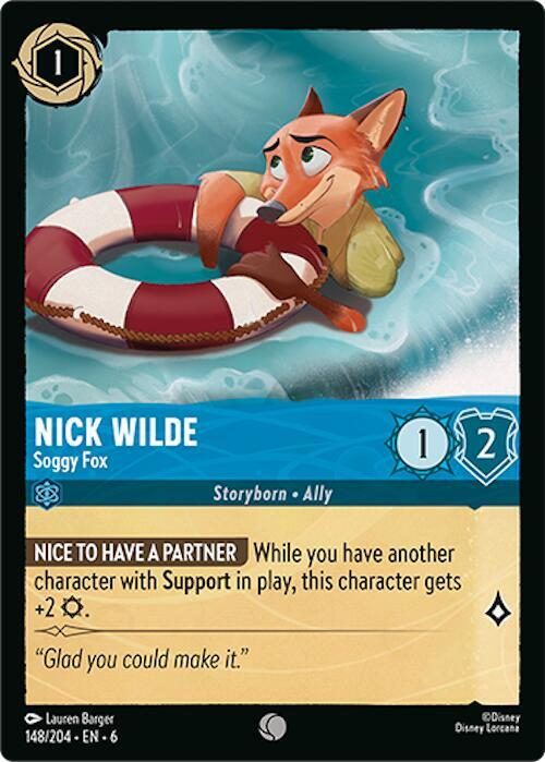 Nick Wilde - Soggy Fox / Common / LOR6