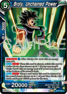 Broly, Unchained Power / Common / BT26